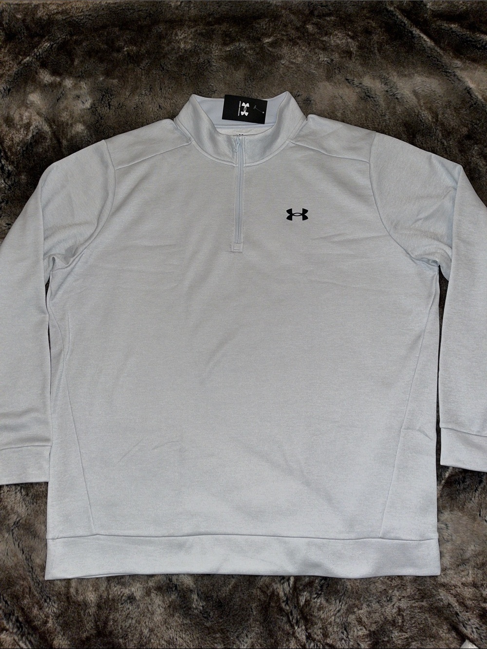 Under Armour 1/4 Zip Pullover Fleece Mens 4XLT 4XL Tall Shirt 1373359 NWT